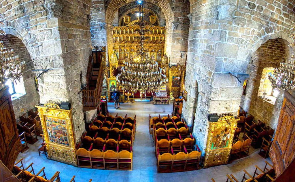 Внутреннее убранство Иконостас церкви Святого Лазаря, Ларнака. Города Кипра
