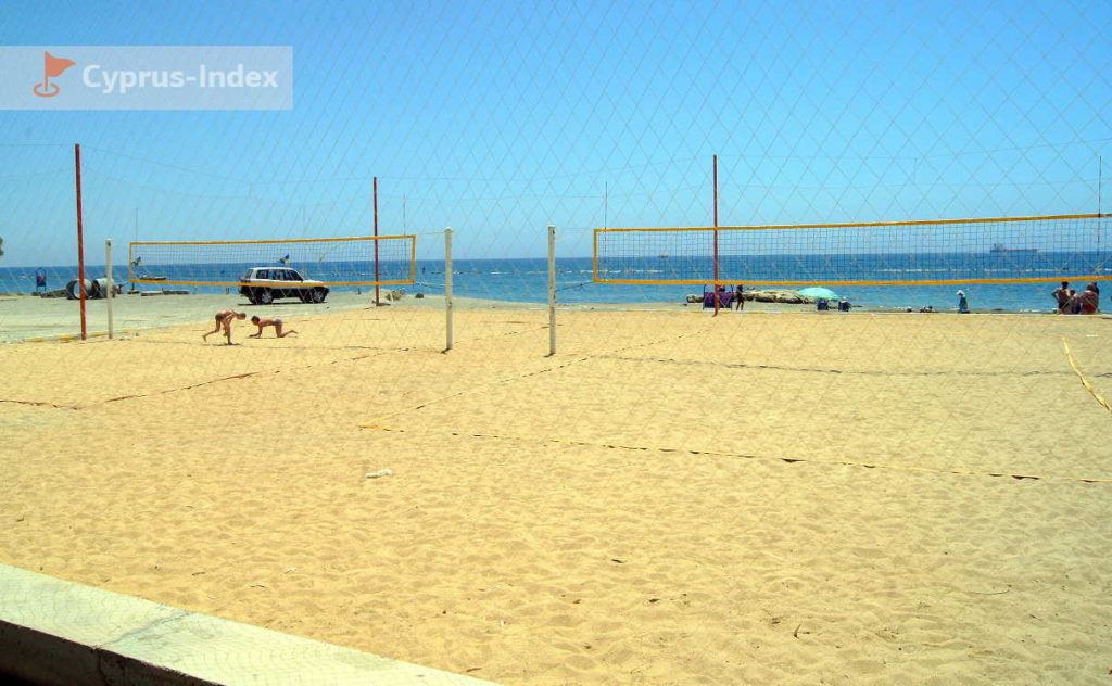 Волейбольные площадки, Пляж Дасуди, Лимассол, Кипр