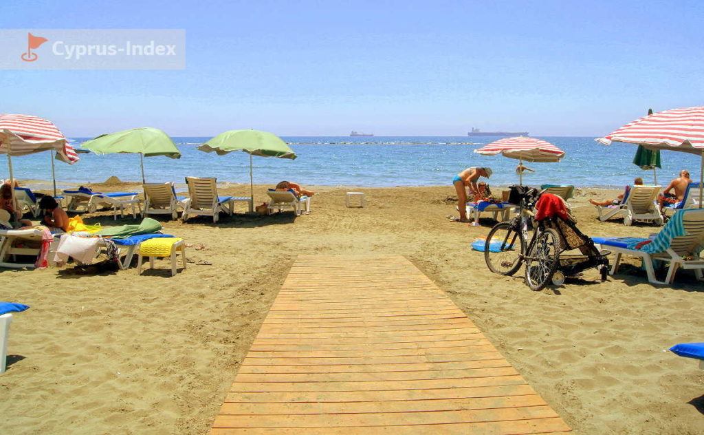 Песок, Пляж Дасуди, Лимассол, Кипр 
