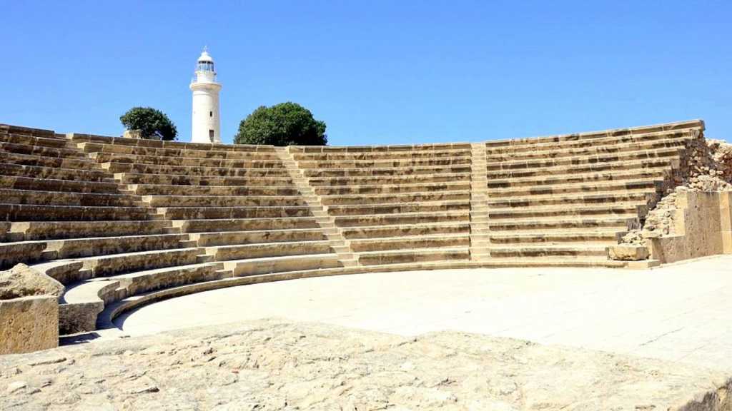 Амфитеатр одеон, Археологический парк, Пафос, Кипр