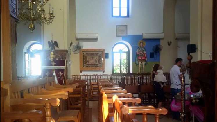 Внутри здания, Церковь Панагия Теоскепасти, Пафос, Кипр