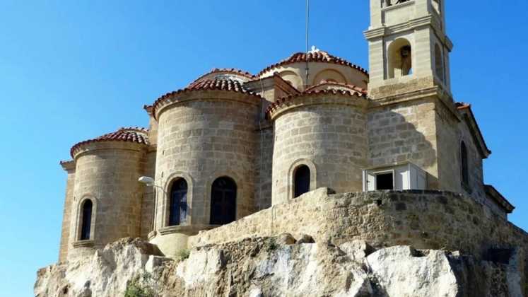 Скалистая сторона, Церковь Панагия Теоскепасти, Пафос, Кипр