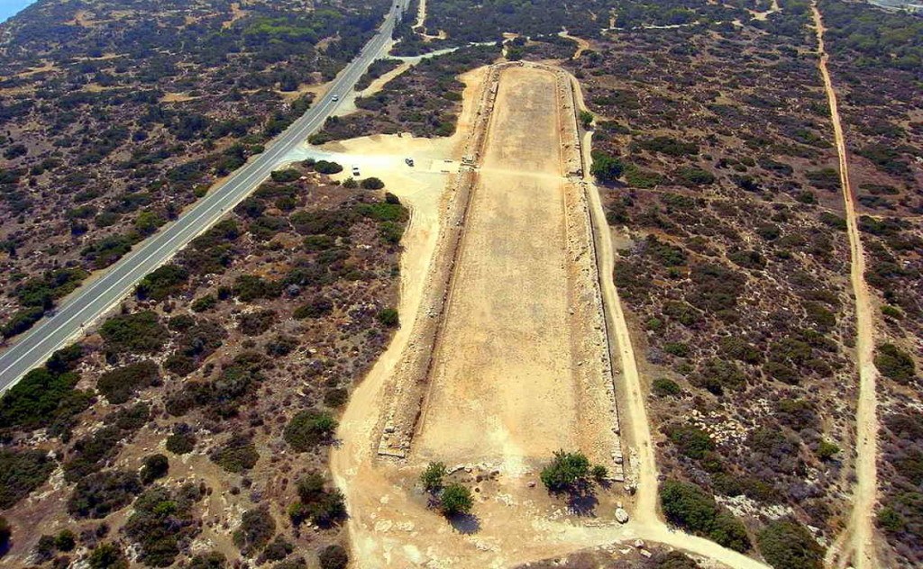 Древний стадион возле парка Курион, Лимассол, Кипр