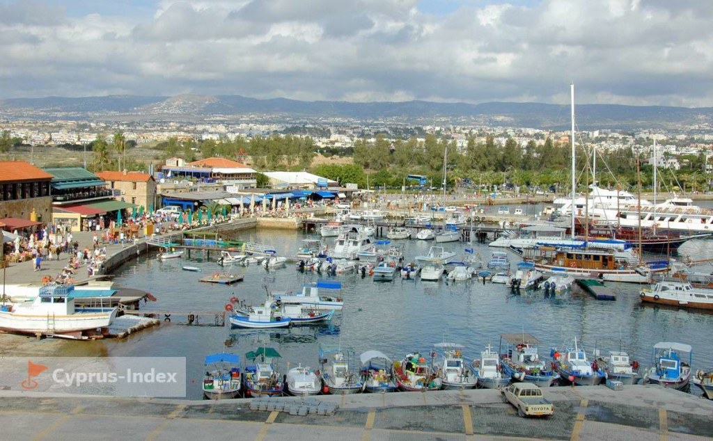 Порт возле набережной Пафоса, Кипр