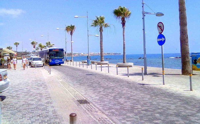 Дорога вдоль набережной, Пафос, Кипр