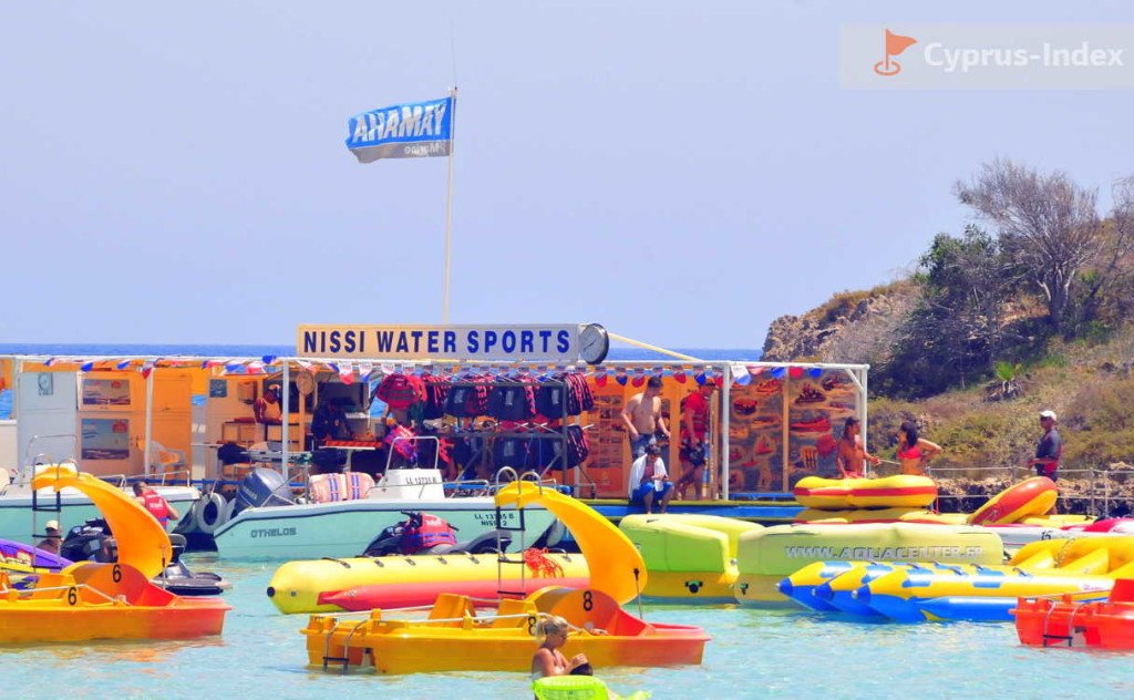 Водные развлечения Nissi Water Sport на пляже Нисси Бич, Айя-Напа, Кипр