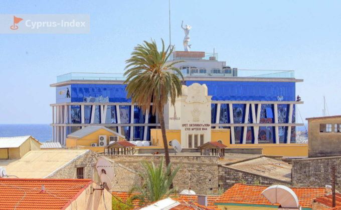 Вид на порт со смотровой площадки , Замок Лимассола, Кипр