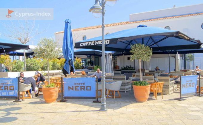 Кофейня Caffè Nero, Лимассол Марина, Кипр