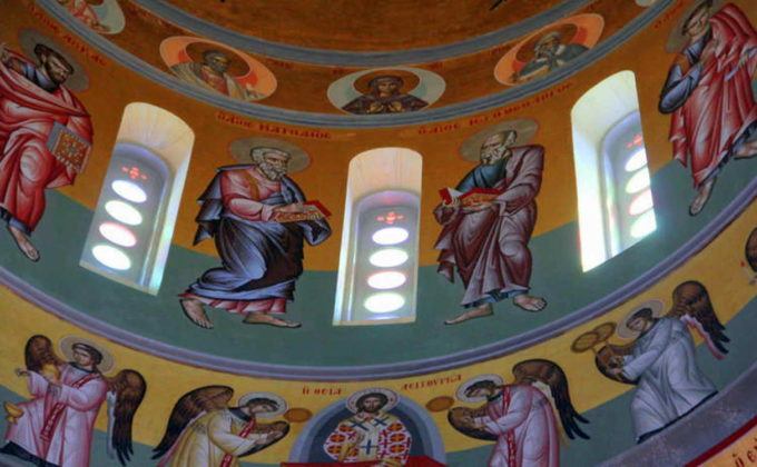 Росписи на стенах собора, Собор Айя-Напа, Лимассол, Кипр