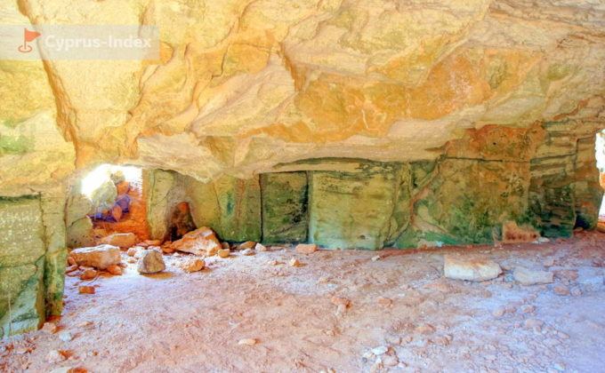 Пещера Циклопа Кипр (вблизи Айя Напа, Протарас) - фото изнутри