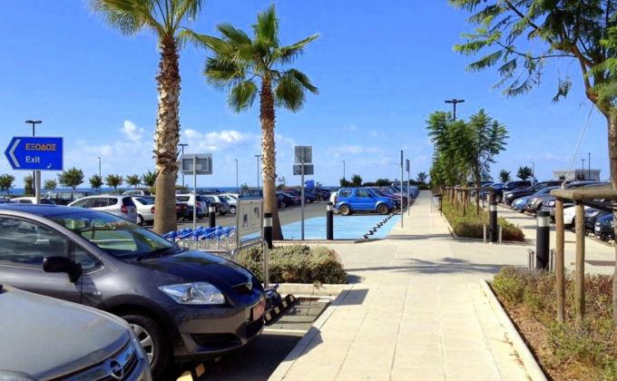 Стоянка для автомобилей, Аэропорт Пафос, Кипр