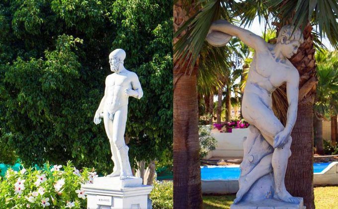 Древнегреческие скульптуры, Аквапарк Айя Напа WaterWorld, Кипр