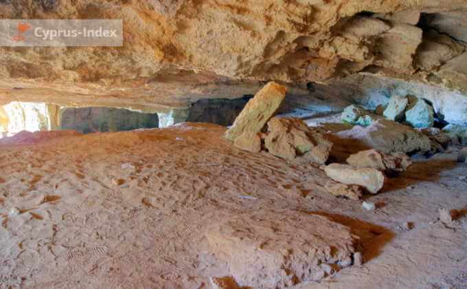 Пещера Циклопа Кипр (вблизи Айя Напа, Протара зал тертийс) - внутри