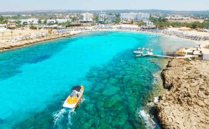 Дайвинг-центр Olympian Divers, Пляж Ватия Гония (Vathia Gonia Beach или Sandy Bay) Айя Напа, Кипр