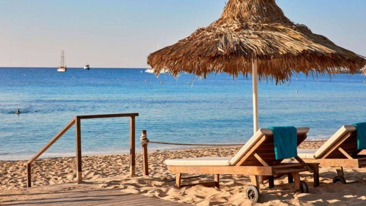 Пляж Пантаху перед отелем, Grecian Bay Hotel, Айя Напа, Кипр