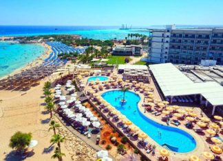 Отель Asterias Beach, Айя Напа, Кипр