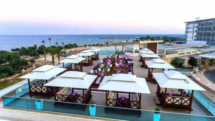 Здание кафе Panorama, Asterias Beach, Айя Напа, Кипр