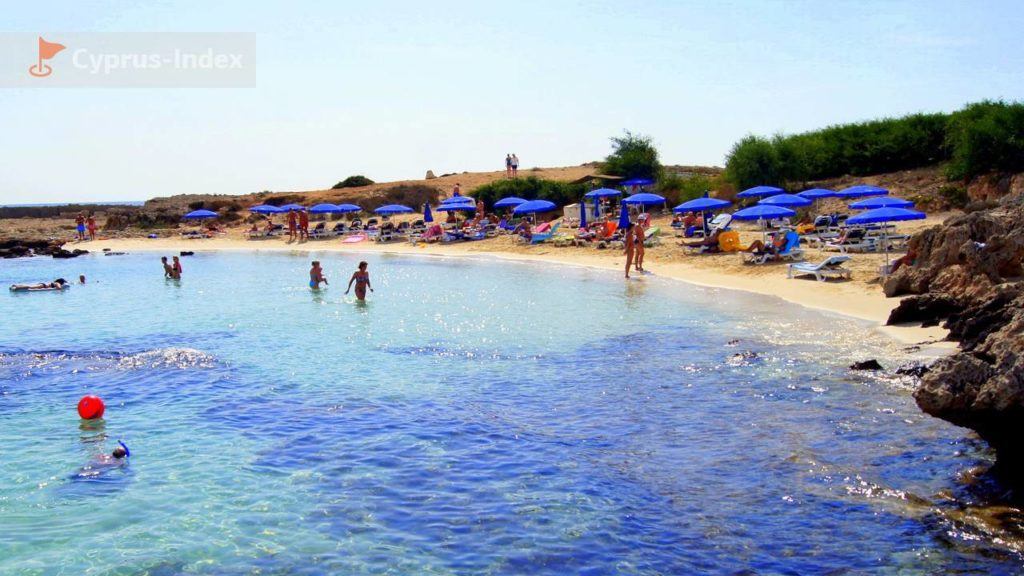 Малый пляж Макронисос, Айя Напа, Кипр.