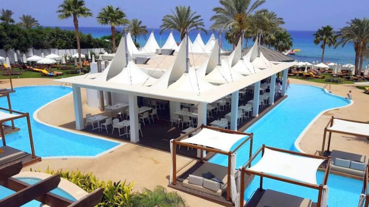 Отель Sunrise Pearl & Spa, пляж Вриси А, Протарас, Кипр