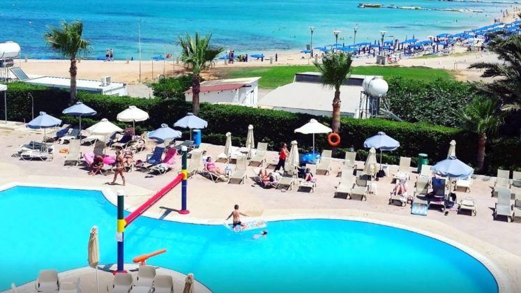 Отель Rising Star Beach, пляж Вриси С, Протарас, Кипр