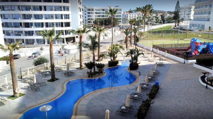 Отель Golden Star Beach Hotel Apartments, пляж Вриси С, Протарас, Кипр