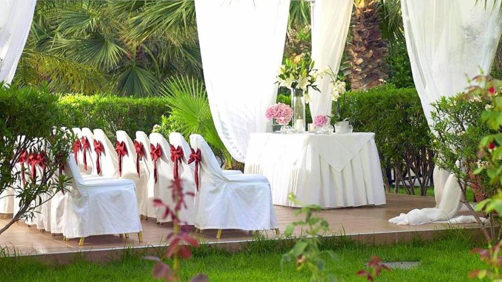 Проведение свадебных церемоний на территории отеля, Atlantica Aeneas Resort Spa, Айя Напа, Кипр