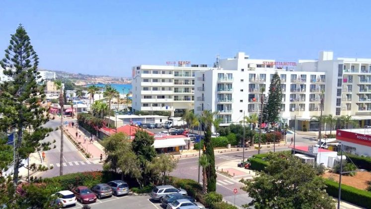 Вид с отеля в сторону моря, Nestor Hotel, Айя Напа, Кипр